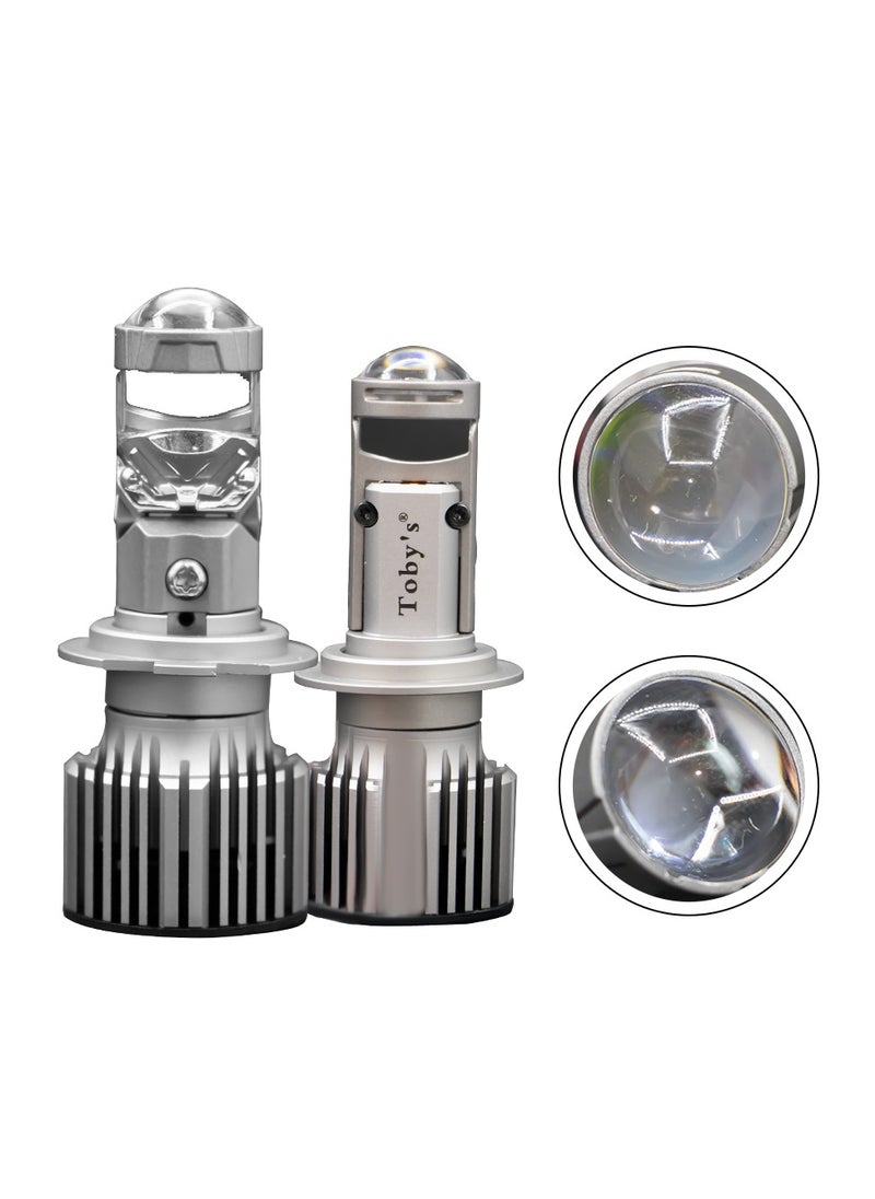 Toby's Toby's New TL3 H7 Led Headlight Bulbs with Mini Projector Lens, High/Low beam and enhanced high beam DC12V 6500K white light  - Image 2