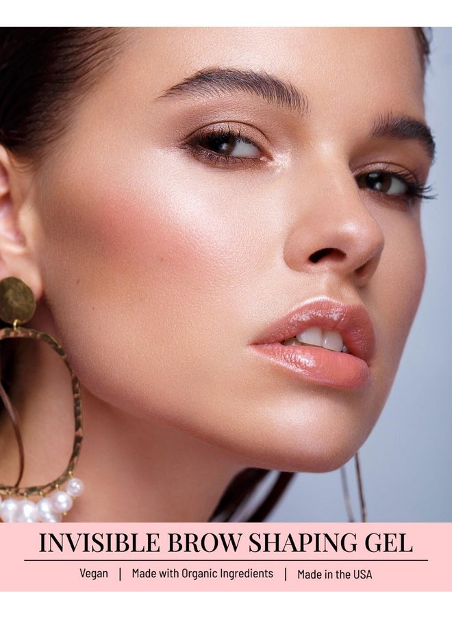 Mom's Secret Invisible Brow Shaping Gel Using Natural And Organic Ingredients Paraben Free Gluten Free Non Gmo Cruelty Free Vegan Made In The Usa. 3Ml (Clear Color)  - Image 3