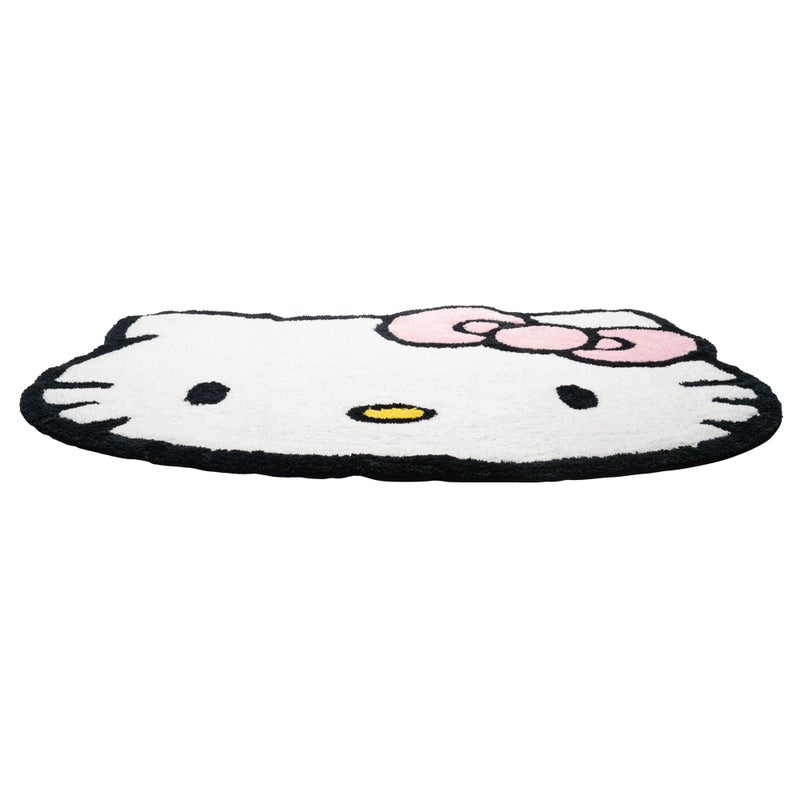 Jay Franco Hello Kitty Plush White Fluffy Accent Rug - 4 x 3 ft Area Rug for Bedroom or Living Room Decor - Image 4