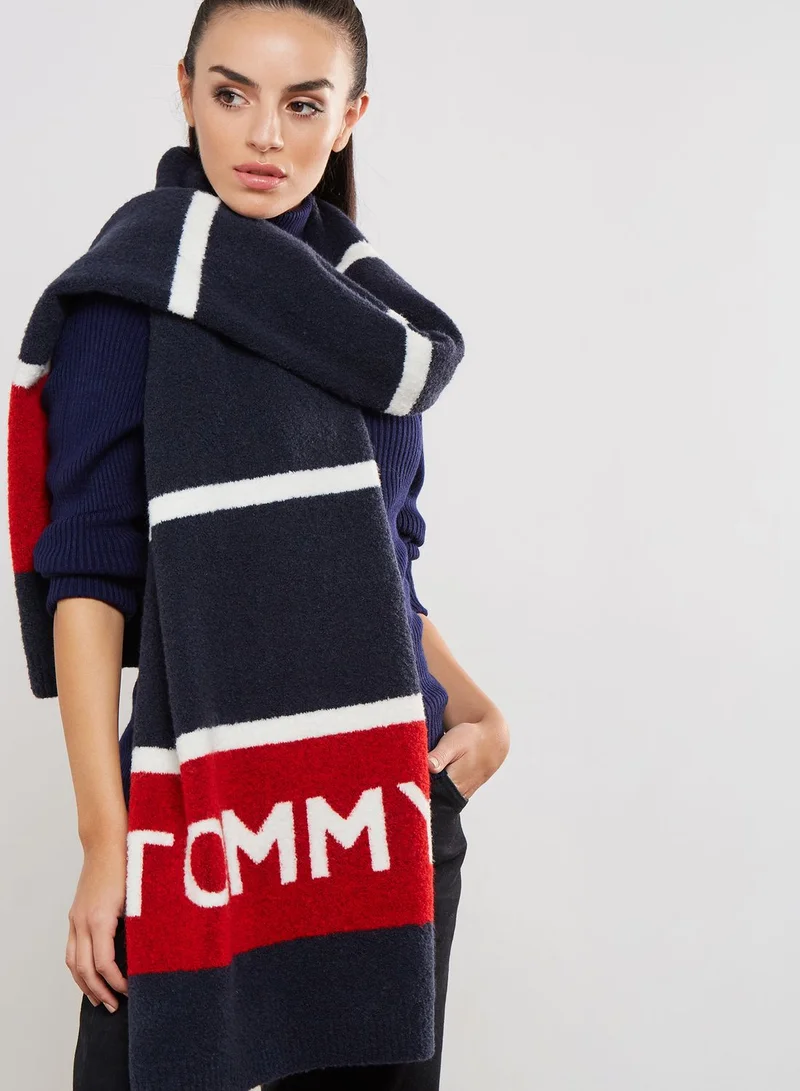 TOMMY HILFIGER Soft Stripes Scarf