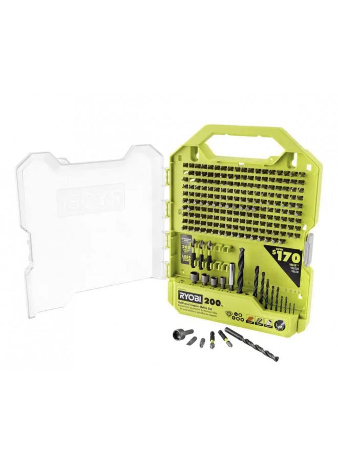 Ryobi RYOBI 200 Piece Drill and Impact Drive Set  - Image 5