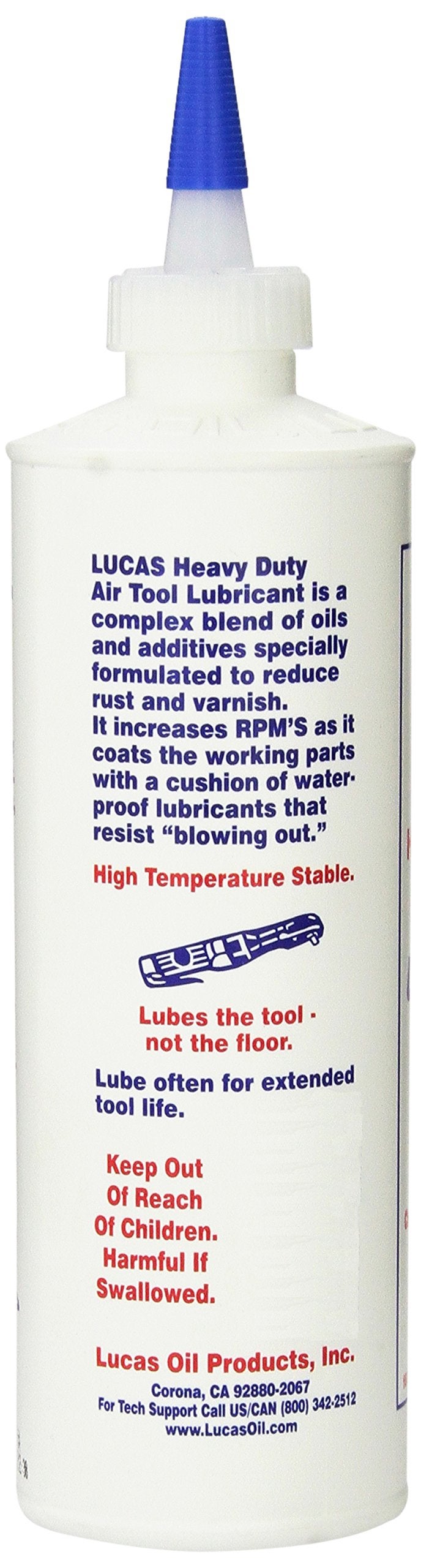 Lucas Oil 10216 Air Tool Lubricant/12X1/P White 16 Ounce - Image 2