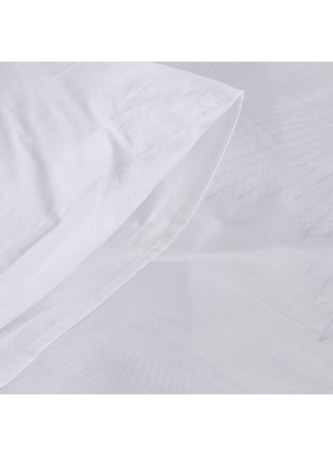 Home Box Ballina 2-Piece Solid Cotton Single Duvet Cover Set 220 x 135 cm  - Image 4