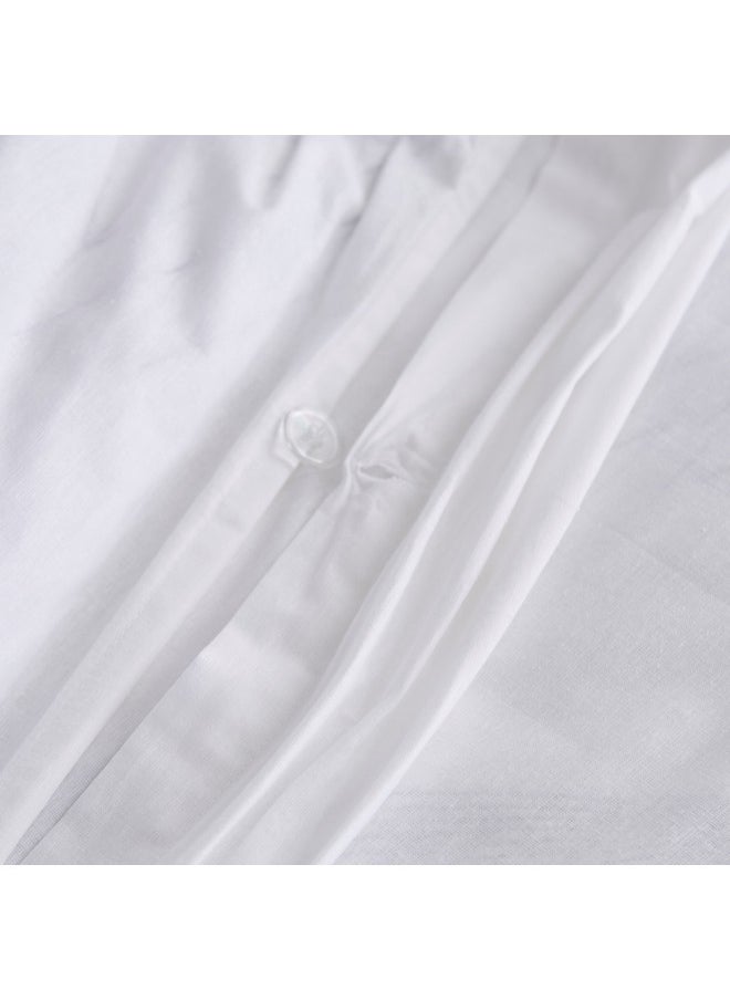 Home Box Ballina 2-Piece Solid Cotton Single Duvet Cover Set 220 x 135 cm  - Image 5