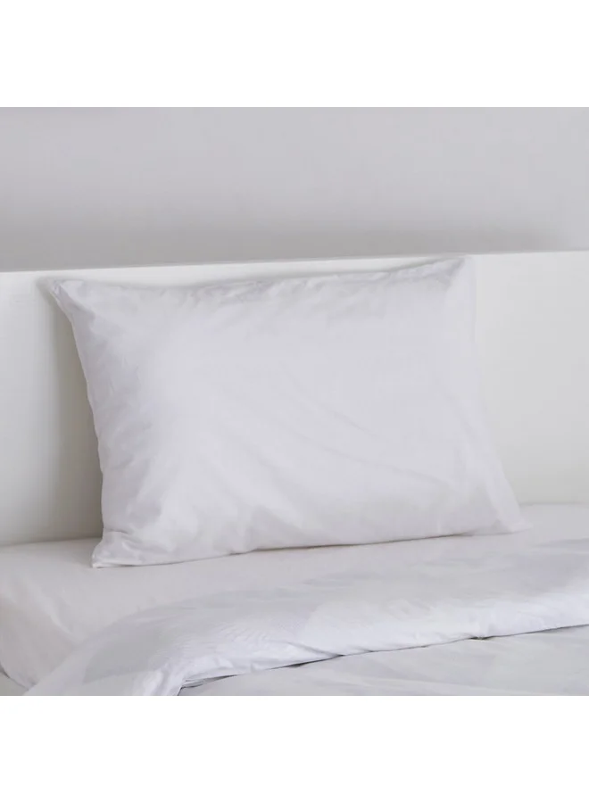 Home Box Ballina 2-Piece Solid Cotton Single Duvet Cover Set 220 x 135 cm