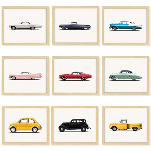 97 Decor Car Posters For Boys Room Cool Car Wall Art Prints Classic Vehicle Pictures Cars Room Decor For Men Guy Bedroom Dorm Decorations - Image 1