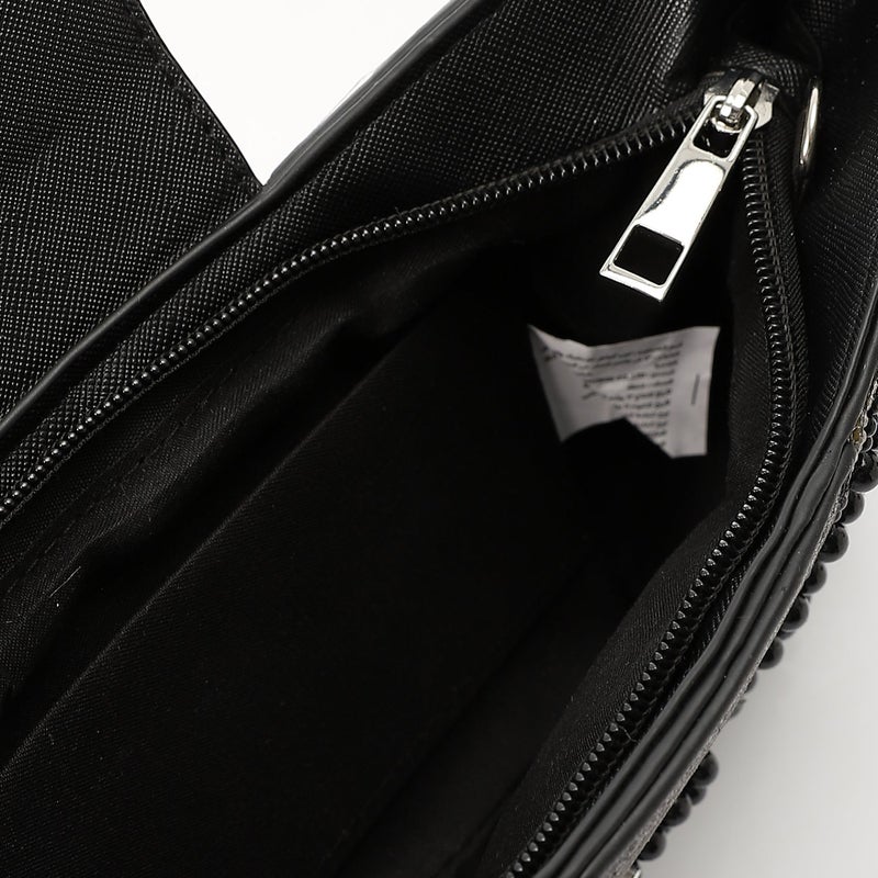 Mr.joe Pearl Bow Embellished Evening Clutch - Black - Image 4