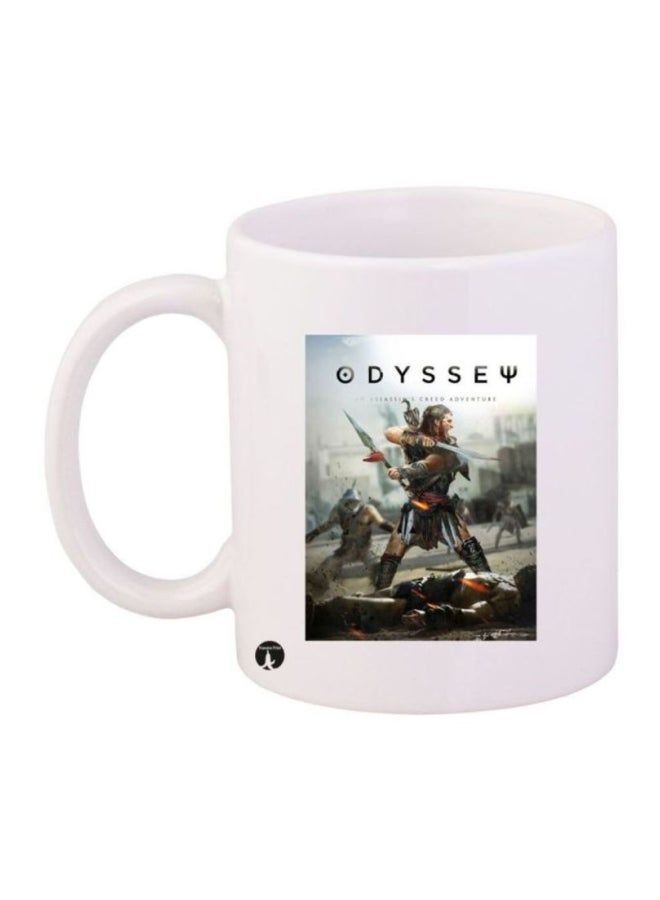 RKN Assassin's Creed Printed Mug White/Grey/Blue - Image 1