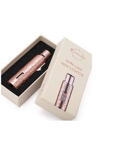 Passage PASSAGE Mini Jet Flame Lighter - Portable Refillable Lighter for Oud,Grill, BBQ, Camping - Windproof and Durable Rose Gold  - Image 2