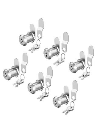 6 Pack Mailbox Lock Cam Locks Keyed Alike, 7/8 Cabinet Lock with Key, Secure File Cabinet Drawer, Mailbox Lock Replacement for Storage Door Tool Box, Zinc Alloy - pzsku/Z4F54F2B4F643F0793A82Z/45/_/1725868215/858f36a0-6cac-4928-b38c-09e62f47bd62