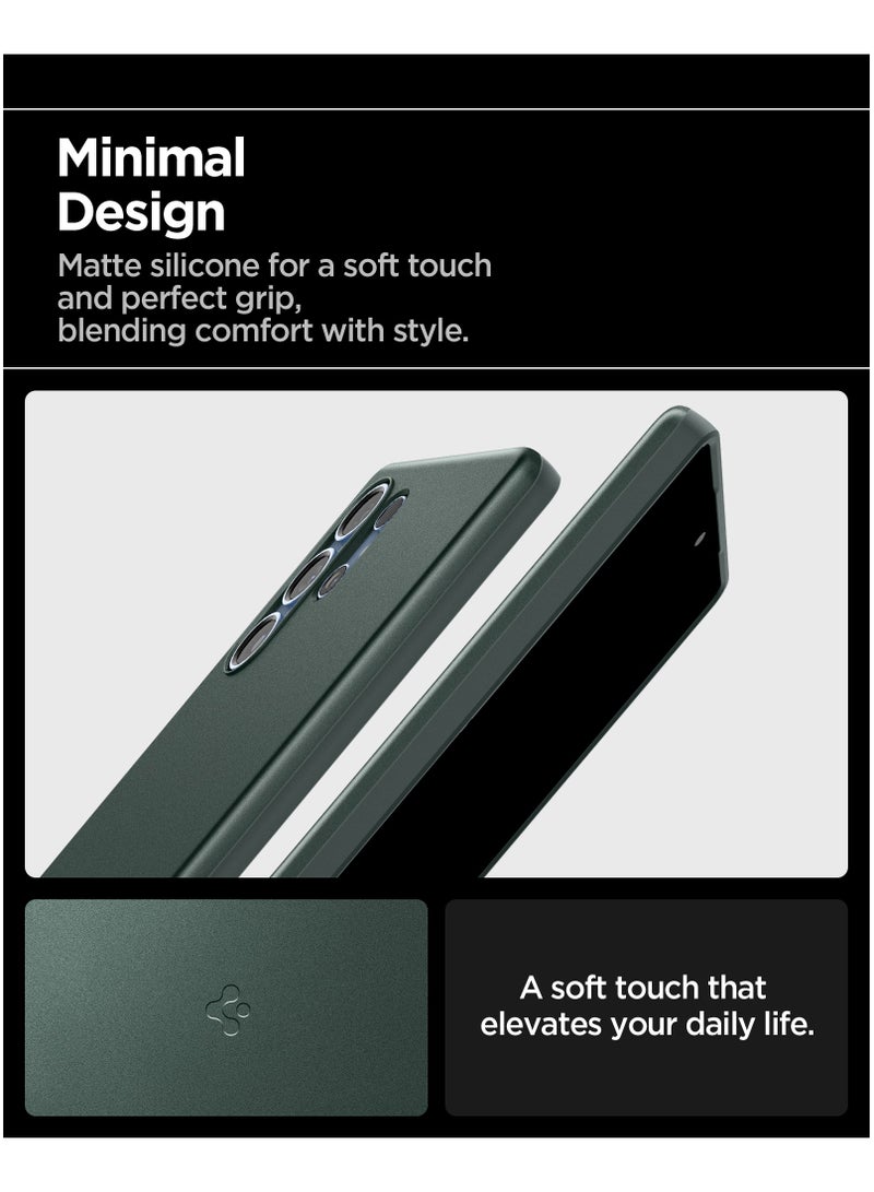 Spigen Thin Fit MagFit for Samsung Galaxy S25 ULTRA MagSafe Case Cover (2025) - Abyss Green - Image 5