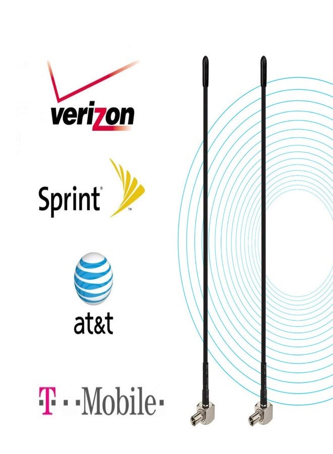BINGFU هوائي Bingfu 4G LTE 3dBi خارجي مرن TS9 (عبوة من قطعتين) متوافق مع Verizon وAT&T وT-Mobile وSprint وNetgear وHuawei MiFi وجهاز توجيه نقطة اتصال محمولة ومودم USB وJetpack وAirCard AC791L و6620L وAC815S وAC770S - Image 4