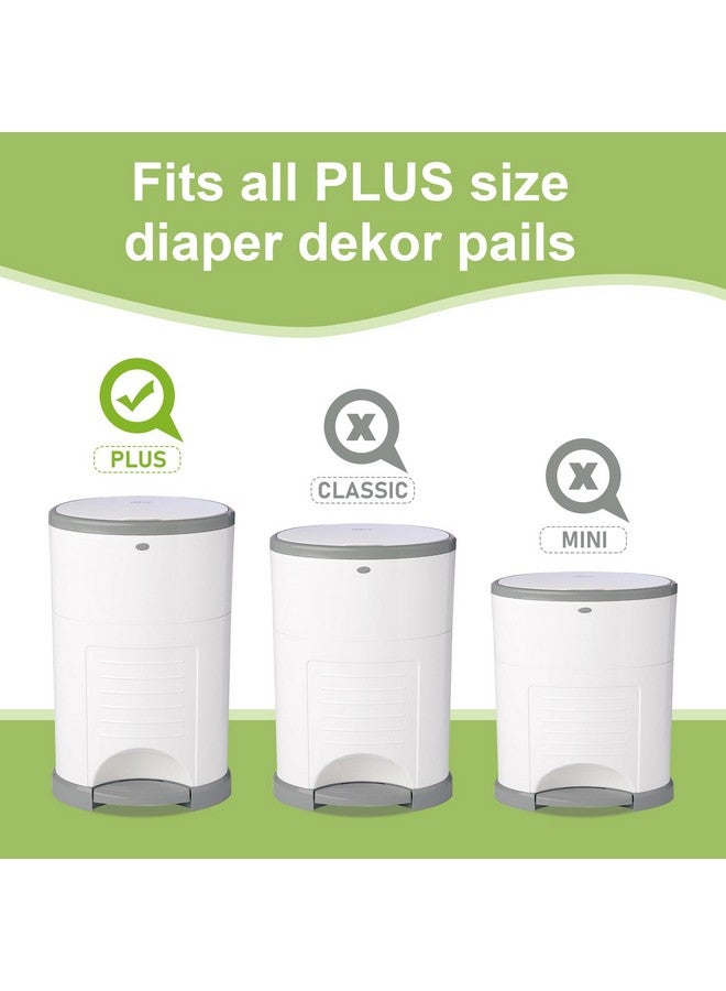USBOO Refills Compatible with Dekor Plus Diaper Pail | 4 Pack | Disposable Diaper Pail Refill | Extra Thickness | Diaper Trash Bags | Cherry Blossom Scented | Holds up to 2320 Diapers - Image 3