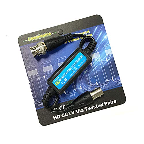 Xenocam HD-TVI/HD-CVI/AHD/Analog CVBS Passive Coaxial Video Ground Loop Isolator Built-in Video Balun for CCTV Cameras - Image 5