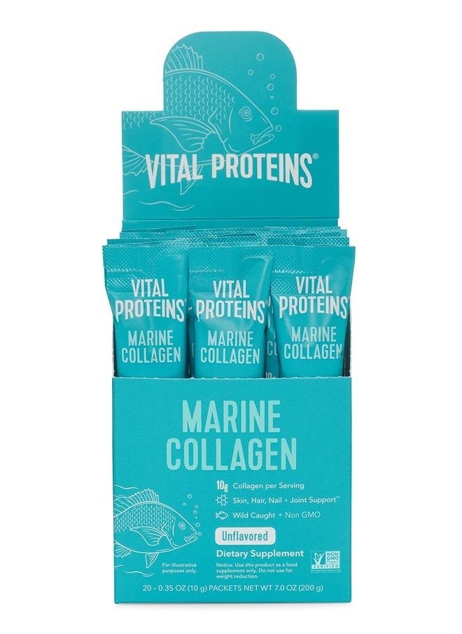 Vital Proteins - Unflavored Marine Collagen 20 Pack, 0.35 OZ - Image 1