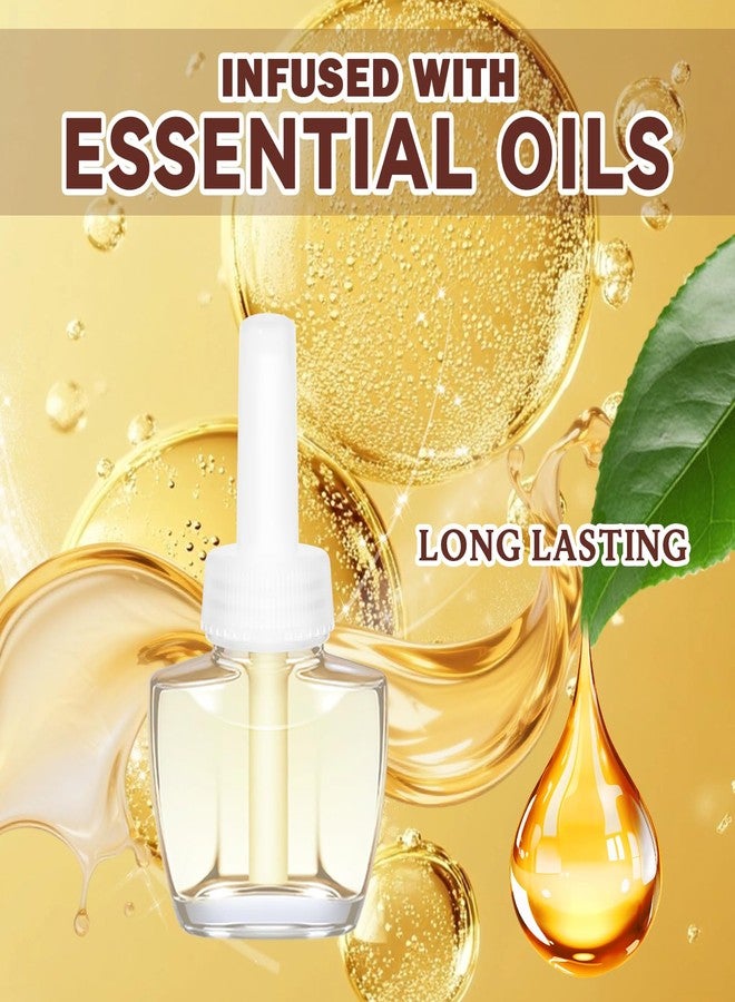 DERDUFT عبوات معطر جو كهربائية، عبوات معطر جو برائحة صيفية - 8 عبوات من زيوت العلاج العطري بنفحات الحمضيات والزهور والفواكه والأخشاب، متوافقة مع معطرات الجو الكهربائية من إير ويك وجليد - Image 5
