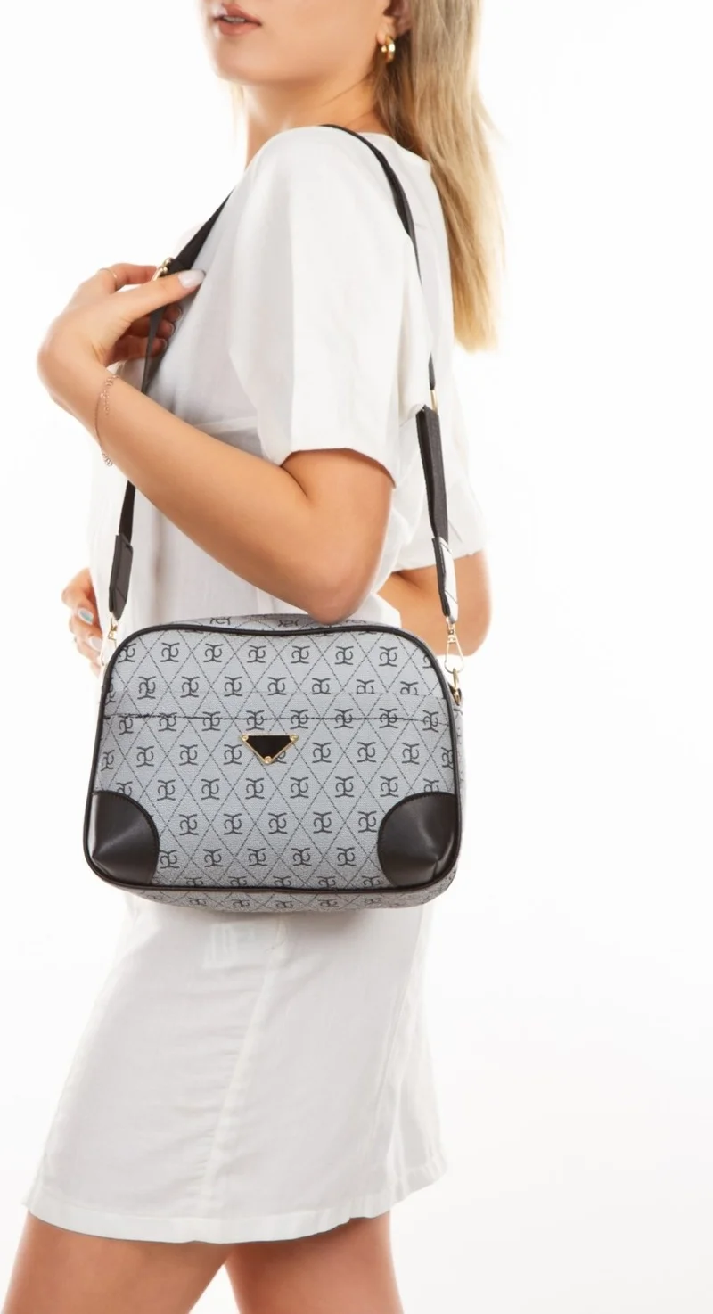 اديلينا باجز Women's Patterned Cross Strap Daily Shoulder Bag