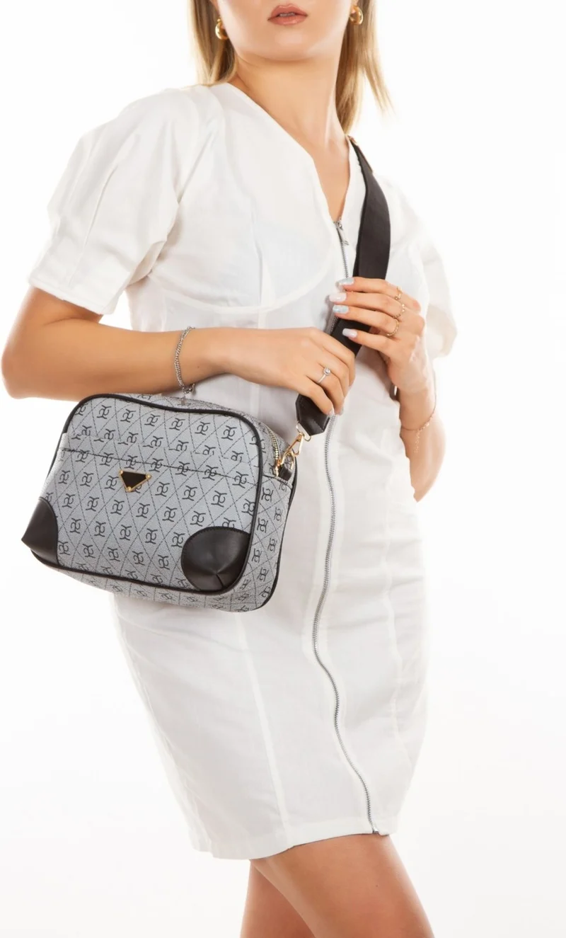 اديلينا باجز Women's Patterned Cross Strap Daily Shoulder Bag