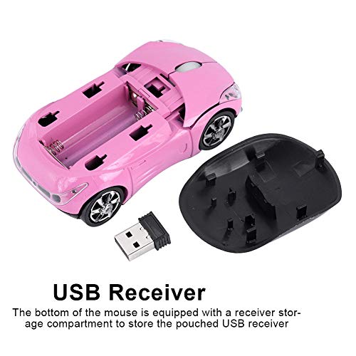 Lazmin Mouse, 2.4G Mouse Bluetooth Optical Mouse 1600DPI for Mac/ME/Windows PC/Tablet Gaming Office (Pink) - Image 4