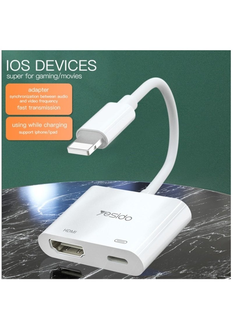 Yesido HM06 8 Pin to HDMI Audio Video Adapter - Image 2