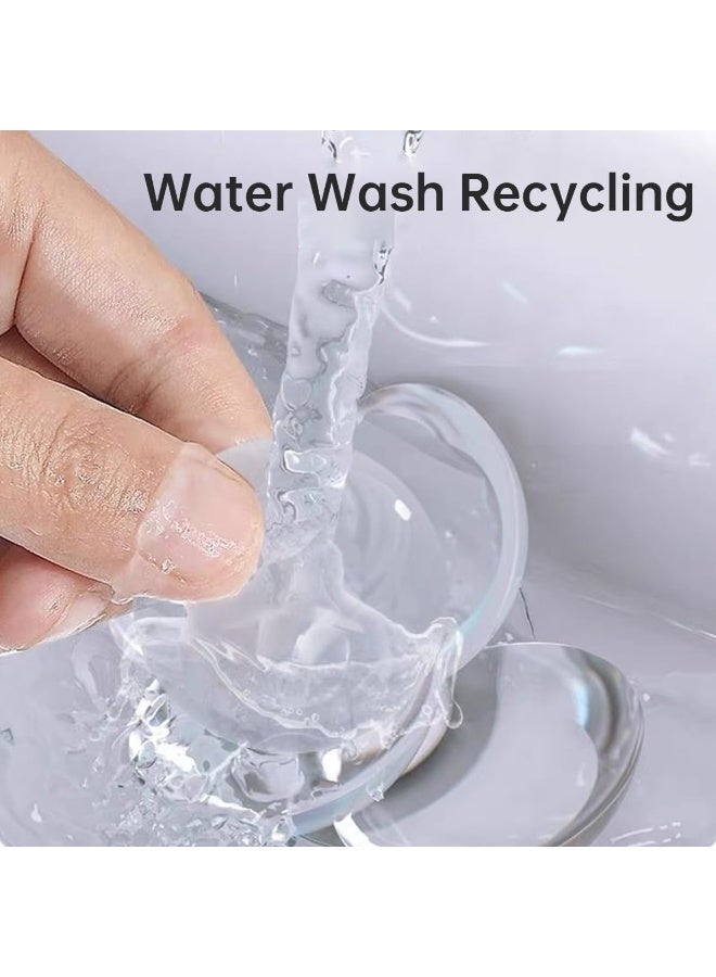 ECVV 6 Pack Door Handle Wall Protector Clear Wall Bumper Protector Reusable Self Adhesive Door Knob Wall Shield To Prevent Noise And Wall Damage Transparent - Image 4