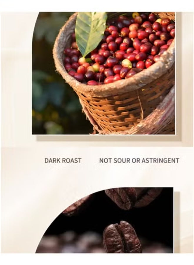 BURTON Mushroom Coffee with Protein and Caffeine, Instant Coffee for Focus, Gut Memory, and Immunity, with Ganoderma Lucidum Extract - Image 4