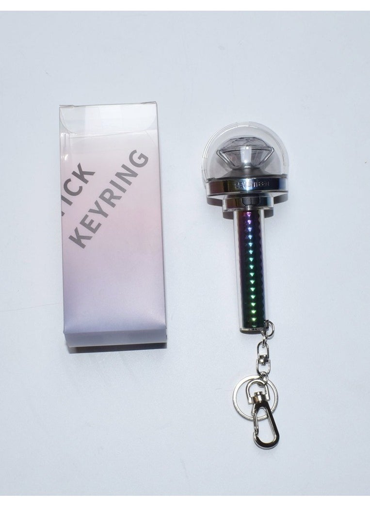 NIBEMINENT Kpop Seventeen Glowstick Light Keychain Mini Stick Light Pendant  - Image 2