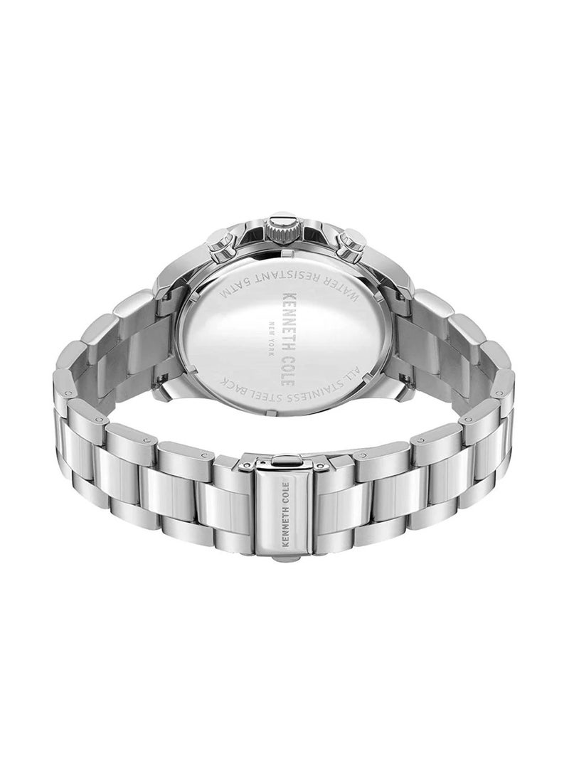 Kenneth Cole Men's Modern Chronograph Quartz Stainless Steel Watch KCWG12105004MN - 43mm - Image 3