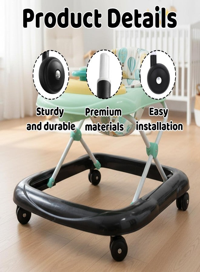 CZFSWT 4Pcs Walker Wheels Replacement, Replacement Wheels for Walkers, Walker Replacement Parts Suitable for Most Walker Models - Image 3
