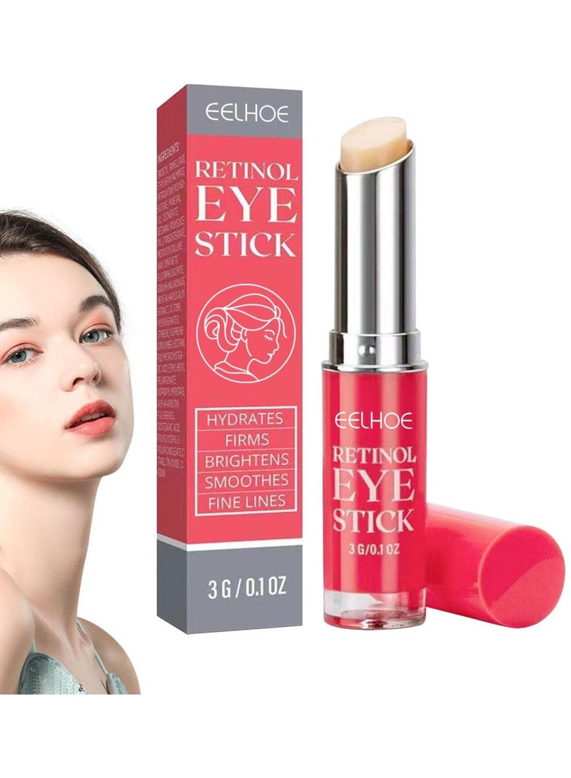EELHOE Retinol Eye Balm For Wrinkles Retinol Eye Balm Stick Retinol Eye Cream for Dark Circles and Puffy Eyes Reduces Fine Lines Retinol Eye Cream Under Eye Cream Anti Aging Retinol Eye Stick - Image 1