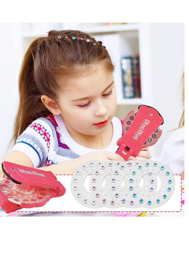 مجموعة أدوات ختم الشعر المكونة من 12 قطعة من Oasisgalore مجموعة أدوات تصفيف الشعر للفتيات من Blinger - Image 5