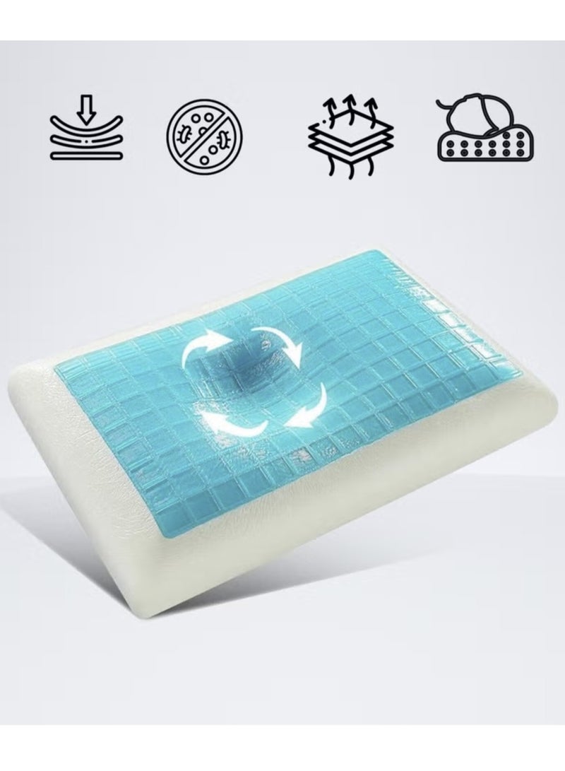 يونك مخدة ميموري فوم مع جل للتبريد - Image 4
