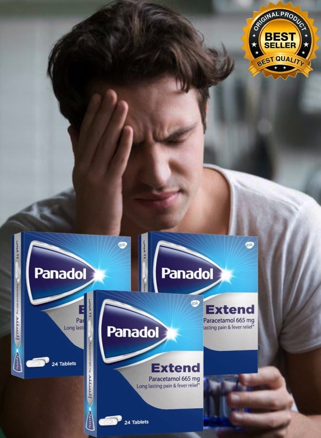 Panadol 3 Pieces Panadol Extend 24 Tablets - Image 1