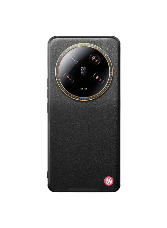 Nillkin Leather Case Collector's Edition Back Cover Back Cover For Xiaomi Xiaomi 13 Ultra - Black - Image 1
