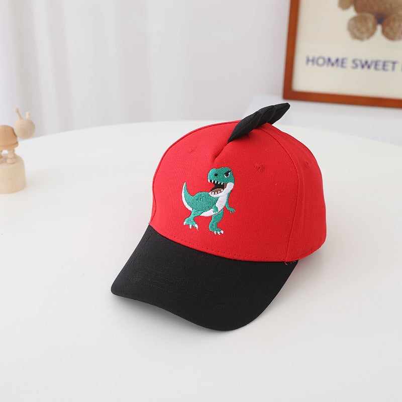 Dinosaur Kids Cap Printed Cartoon Baseball Hat Cotton - Image 1