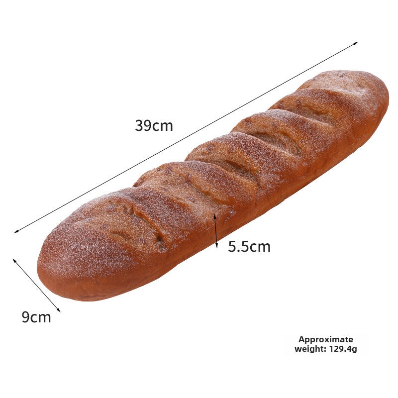 Realistic Caterpillar Bread Cake Model Curry long bread 