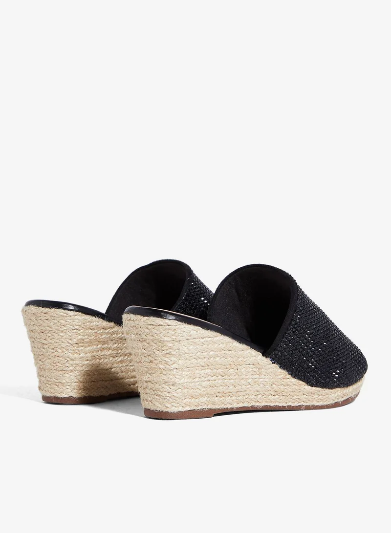 Fyor  Wide Strap High Heel Wedge Sandals for Women | Best Price UAE