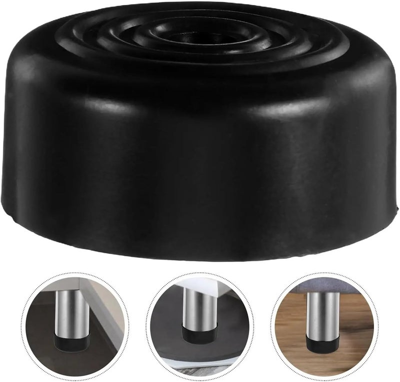 Furniture Leg Risers 24pcs Sofa Leg Accessories Round Plastic Foot Pads Non Slip Furniture Risers Desk Chair Bed Stoppers for Cabinets, Tables, Sofas - Image 4