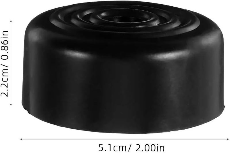 Furniture Leg Risers 24pcs Sofa Leg Accessories Round Plastic Foot Pads Non Slip Furniture Risers Desk Chair Bed Stoppers for Cabinets, Tables, Sofas - Image 2