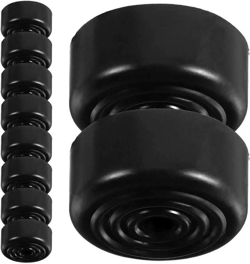 Furniture Leg Risers 24pcs Sofa Leg Accessories Round Plastic Foot Pads Non Slip Furniture Risers Desk Chair Bed Stoppers for Cabinets, Tables, Sofas - Image 3
