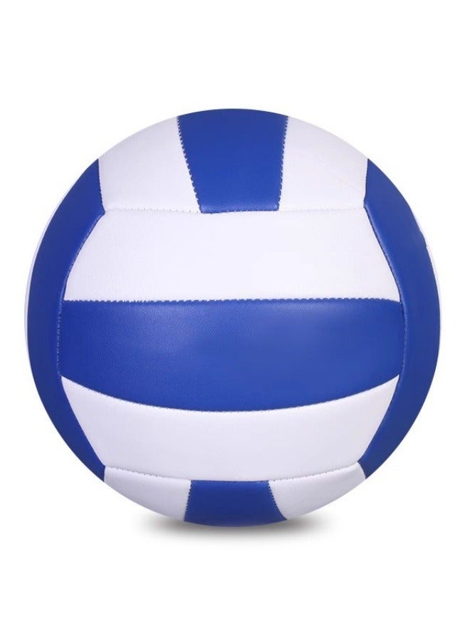 Volleyball Official Size 5 Volleyball Official Size Soft Surface Training Practice Indoor Outdoor Gift for Kids Come For Kids Youth Adult Blue - Image 2