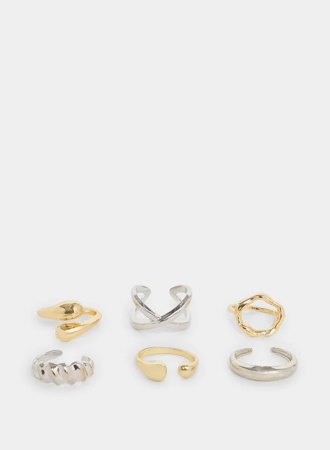Styli Set of 6 - Two Tone Ring