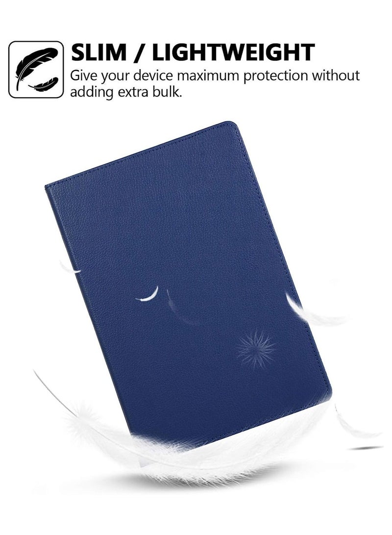 Smart Cover for Samsung Galaxy Tab S7 2020, Techcircle Slim Folio Rotating Stand Case with Auto Wake/Sleep Multi-Angle Viewing PU Leather Case - Image 5