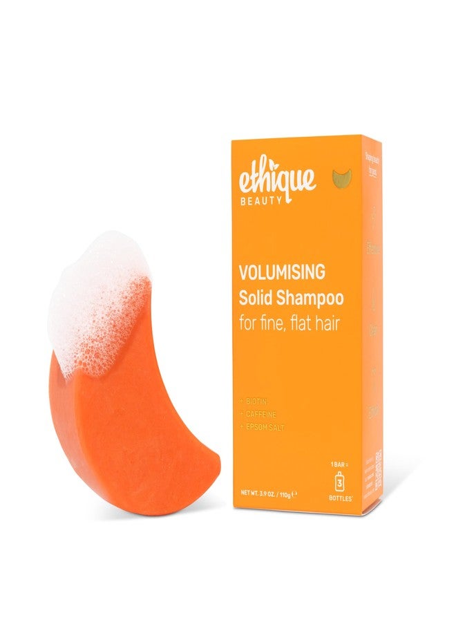Ethique Volumizing Shampoo Bar with Biotin for thin, fine hair - Plastic-Free, Vegan, Cruelty-Free, 3.88 oz - Formerly Sweet & Spicy - Formerly Sweet & Spicy - Image 1