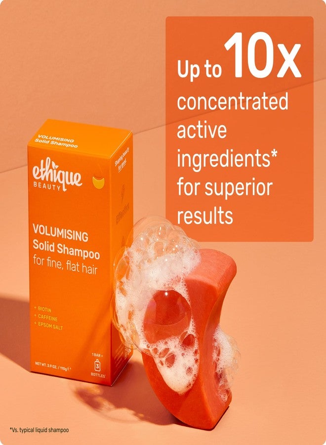 Ethique Volumizing Shampoo Bar with Biotin for thin, fine hair - Plastic-Free, Vegan, Cruelty-Free, 3.88 oz - Formerly Sweet & Spicy - Formerly Sweet & Spicy - Image 5