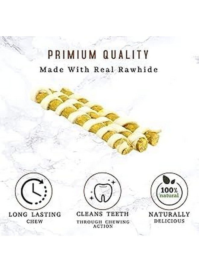 Generic Spiral Munchy Rawhide Chicken Flavor Chew Stix For Dogs & Puppies Pack Of 1 Kg  - Image 5