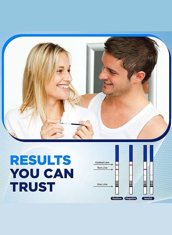 أولو ٥٠ شريط اختبار حمل مع ٥٠ كوب تجميع، مجموعة اختبارات الحمل للكشف المبكر، نتائج سريعة ودقيقة للغاية - Image 5