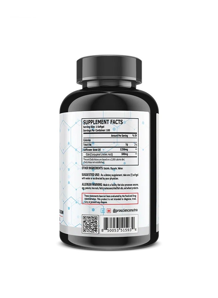 ProScience Nutra CLA 1000 mg, 100 Servings - Image 2