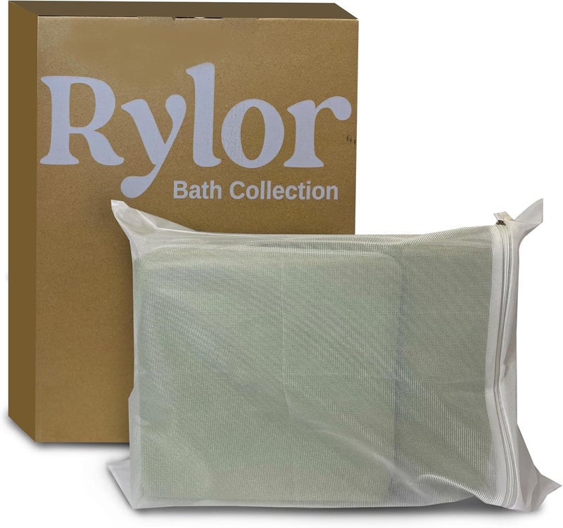 Rylor Baby Bath Kneeler & Elbow Rest Pad - Ultra Thick Foam Cushion for Bathing Infants & Toddlers - 26'' Extra Long and 2.4'' Thick- Non-Slip, Comfortable Support (Gray) - Image 5