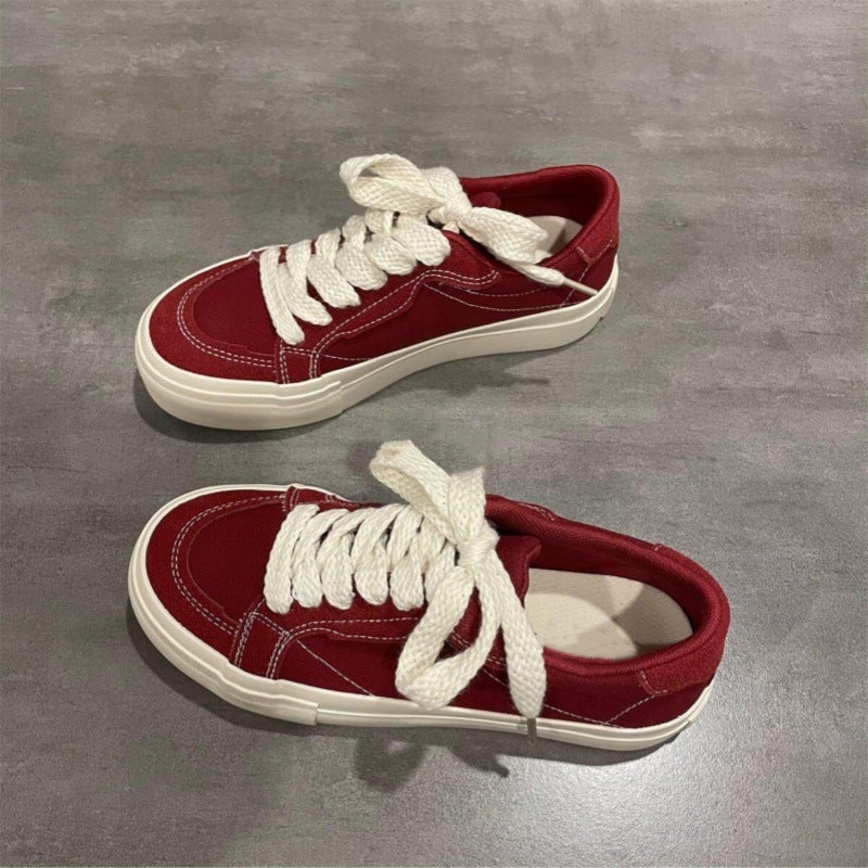 Women's Canvas Low Top Sneakers - Image 2